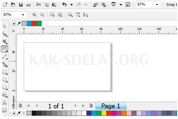 Как сделать визитку в кореле coreldraw