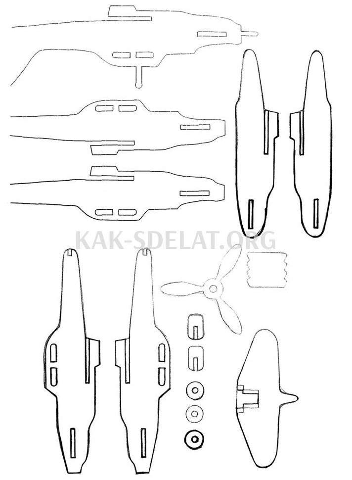 Как сделать деревянный самолет своими руками