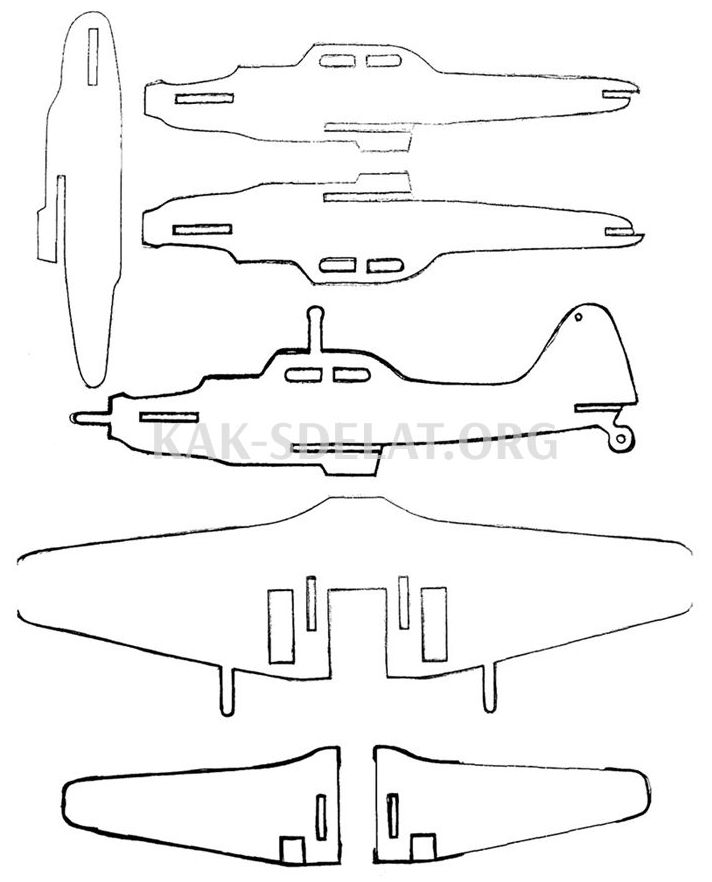 Как сделать деревянный самолет своими руками