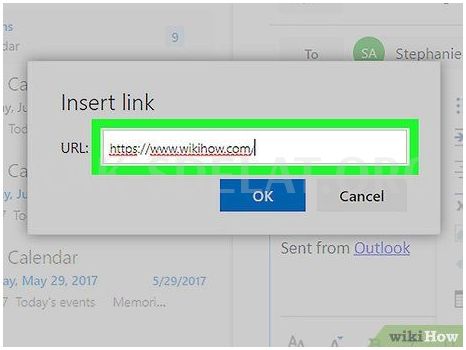 Как сделать ссылку на сайт в письме