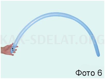 Как сделать саблю из длинных шариков