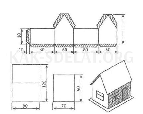 Как сделать макет дома своими руками
