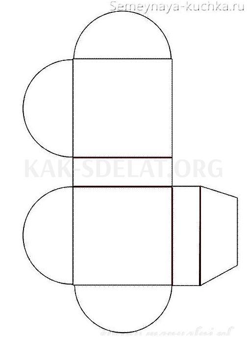 Как сделать коробку сердечко из бумаги