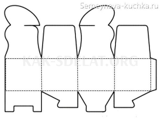 Как сделать коробку сердечко из бумаги